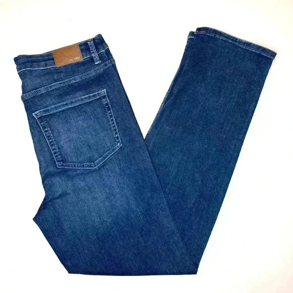 M&S EST. 1884 The Supersoft Sienna Straight Jeans Size 14 Stretch - Picture 7 of 9